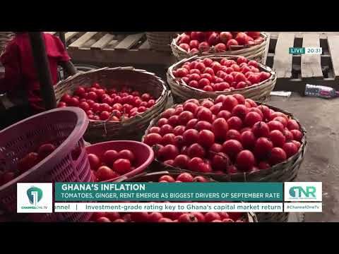 Fresh Tomatoes, Rent & Ginger Drive Ghana’s 5.2% Inflation in September
