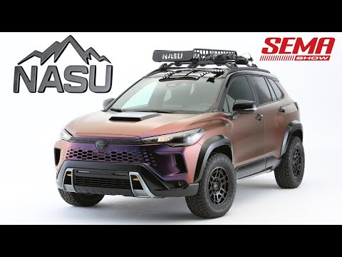 SEMA 2025 Toyota Corolla Cross Hybrid Nasu Edition – Mountain-Ready in Purple!