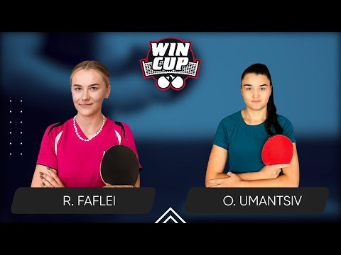 18:15 Romaniia Faflei - Olha Umantsiv 27.09.2024 WINCUP Women Master. TABLE 2