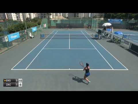 Vlada Ekshibarova v Alian Zack - W25 RAANANA (match incomplete)