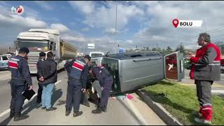 D 100’de Feci Kaza 6’sı Çocuk 9 Kişi Yaralandı