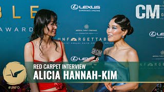 Alicia Hannah-Kim Would Never Cross Her Cobra Kai Character | UNFO 2023 Red Carpet