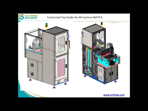 Radial tape feeder operation video