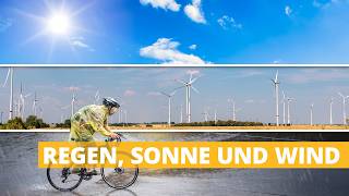 Wetter heute: Dreiteilung mit Regen, Sonne und Wind