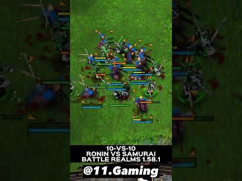RONIN vs SAMURAI (Full Upgrades) 10v10 #shorts