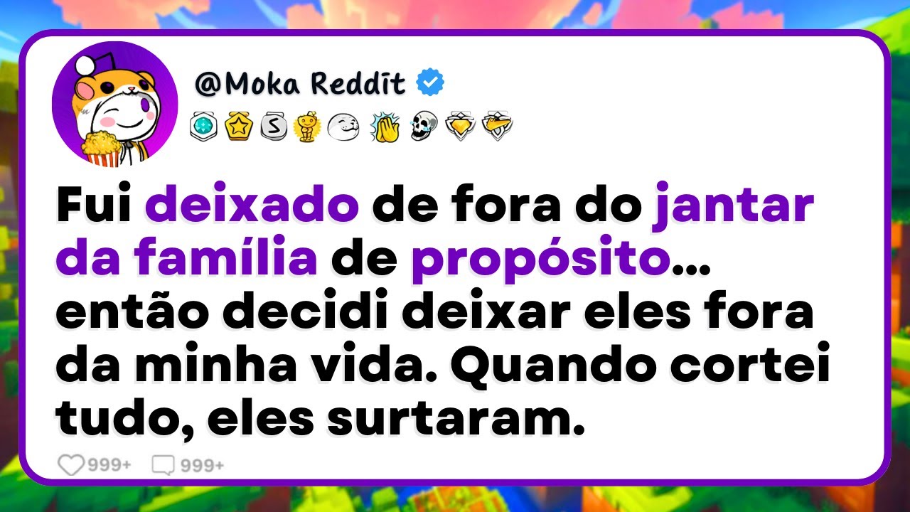 Fui excluído do jantar da família, Cancelei tudo que eu pagava pra eles e todos surtaram...
