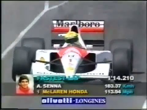 Ayrton Senna 60th pole, 1991 Australia
