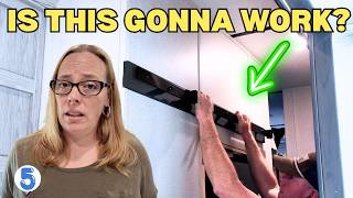 We Tried putting a BARN DOOR in our RV! RV Renovations & Repairs Episode 5