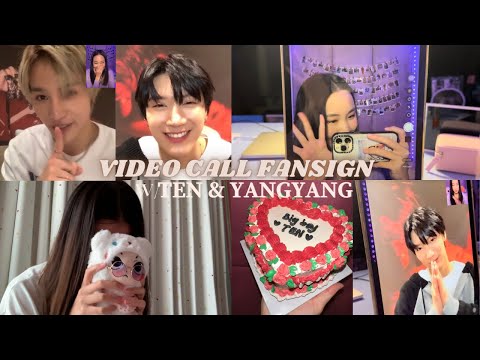 talking to ten & yangyang after 4 years…🥹 | WayV Fansign Video Call