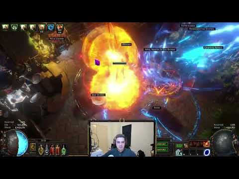 HCPOE sanctum 3.20 Atziri's rule overview - RIP clip #1 and infinite hunger kill