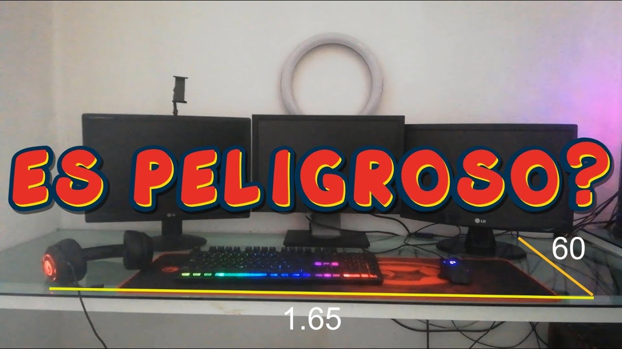 SON PELIGROSOS LOS ESCRITORIOS DE CRISTAL PARA TU SET-UP / Análisis y recomendaciones