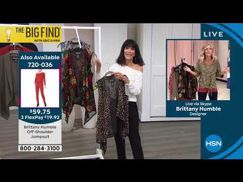 Brittany Humble Reversible Open Drape Front Vest