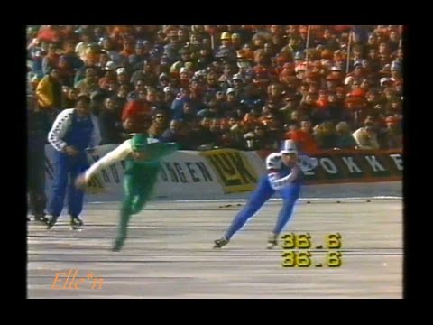 World Championships Allround Innsbruck 1990 - 1500 m Hadschieff - Van der Burg