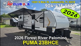 2026 Palomino PUMA CAMPING EDITION 23BHCE