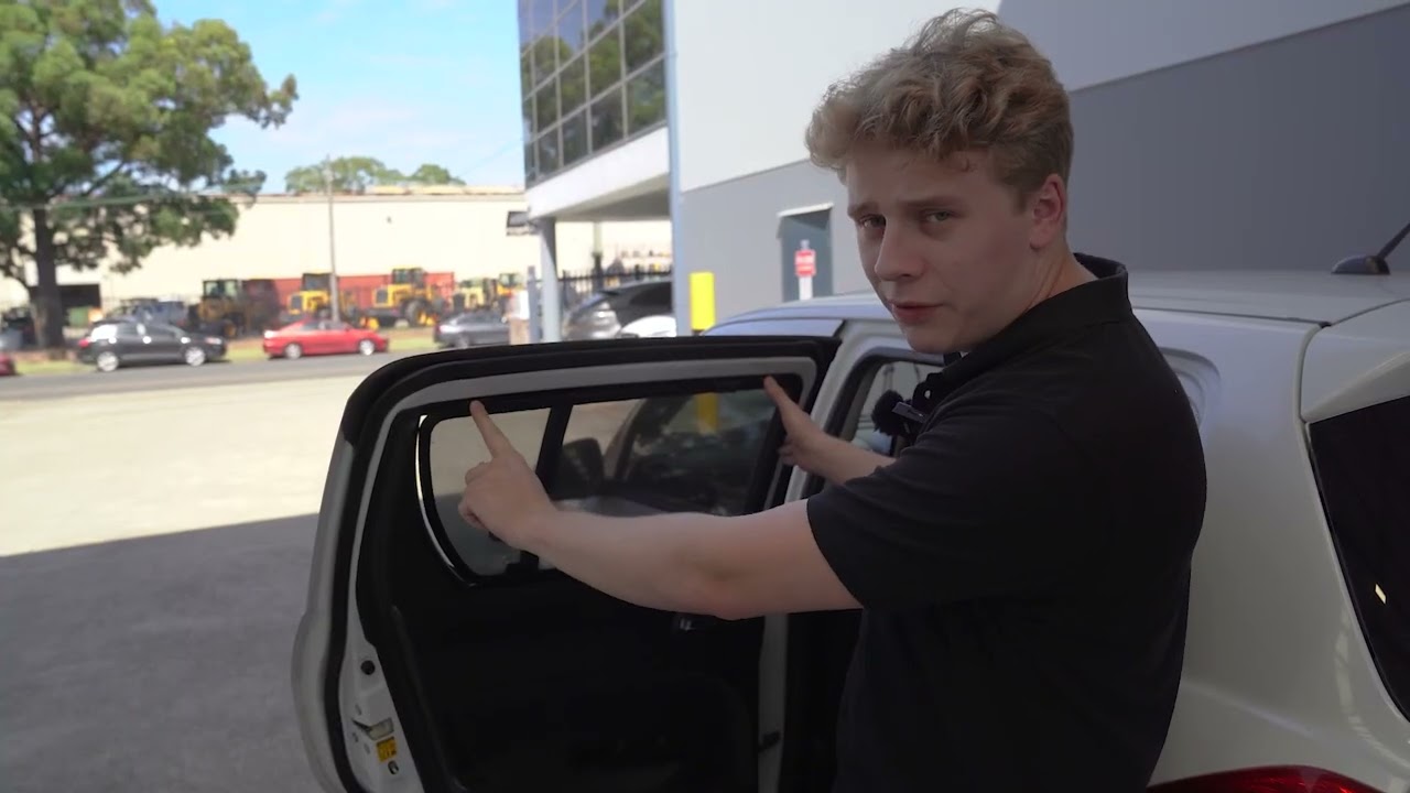 Snap Shades Installation Instruction E, Two Magnetic Mounts and Two Clips