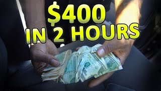 How to make $400 in 2 hours selling hotdogs and burgers