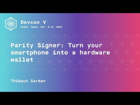 Store your keys safely offline - never get online to sign transactions preview