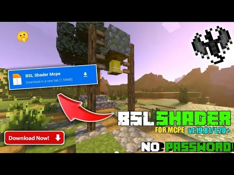 🪄 ULTIMATE BSL Shader for MCPE 1.19/1.20 - 100% Working!