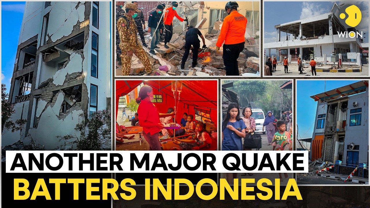 Indonesia Quake LIVE: Indonesia Shaken Again as 6.9-Magnitude Earthquake Strikes Sumatra | WION