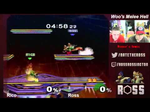 Woo's Melee Hell - Winner's Semis - Ross vs  Rico