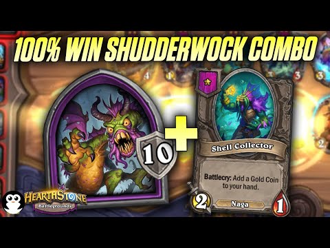 Shudderwock + Shell Collector = 100% 1st | Hafu HS Battlegrounds