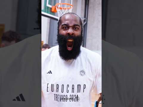 James harden pulled up to Treviso Italy and shared pick & roll knowledge at Adidas Euro camp