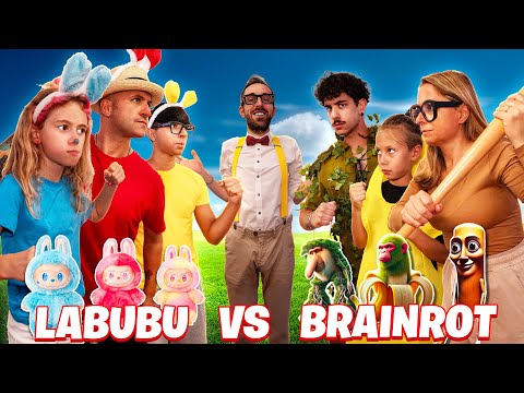 BRAINROT VS LABUBU! GIORGIA DIVENTA LABUBU CON PAPÀ SALVO CHALLENGE CONTRO TUTTI I NOSTRI AMICI!