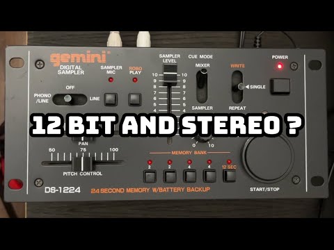 Gemini DS-1224 12bit Stereo DJ Sampler from 1993