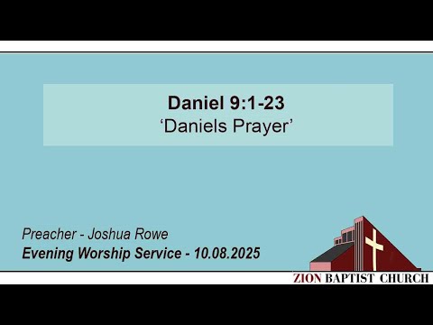 10.08.2025 Evening Worship -  Joshua Rowe