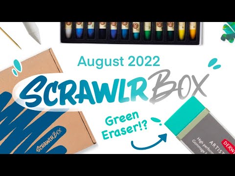 ScrawlrBox August 2022 UNBOXING! // EmilyArts