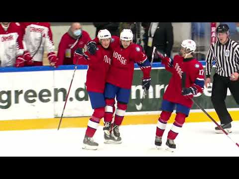 Хоккей Norway vs. Denmark — 2022 IIHF Ice Hockey U20 World Championship Division I Group A