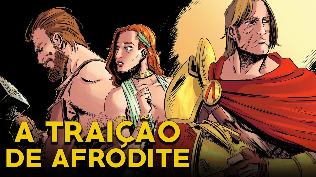 A Traição de Ares e Afrodite - A Armadilha de Hefesto - Mitologia Grega em Quadrinhos - Webcomic