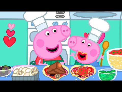 Peppa Pig Tales 🐷 Peppa And George Make Valentines Day Pizzas 🐷 Peppa Pig Episodes