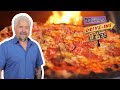 Guy Fieri Chows Down At Red Wagon Pizza In Minneapolis Diners Drive Ins And Dives Food Network