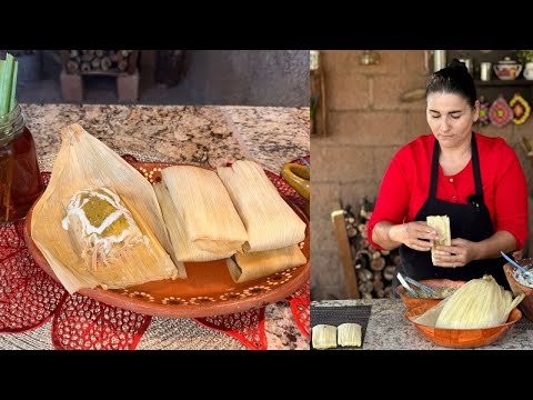 Tamales de Puerco en Salsa Verde - Receta Navideña - La Herencia de las Viudas