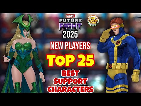 TOP 25 😍 Best Support Characters 2025 | Marvel Future Fight 