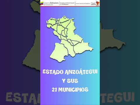 ¡Anzoátegui Tierra de Encanto y Diversidad! 🇻🇪✨ Este estado posee 21 municipios.