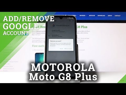 How to Create & Erase Google Account in MOTOROLA Moto G8 Plus – Add & Delete User