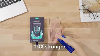 ESR Apple iPhone 13 Mini Screen Protector met Montageframe (2-Pack) video
