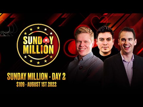 $109 SUNDAY MILLION - DAY 2 ♠️ James, Nick & Spraggy ♠️ PokerStars