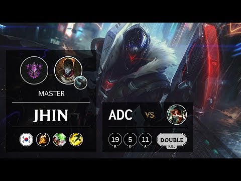 Jhin ADC vs Miss Fortune - KR Master Patch 9.24