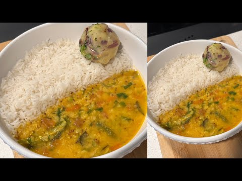 Dal Bhat Chokha Recipe | Traditional Bihari Comfort Food Thali | How to Make Dal Bhat Chokha | Lunch