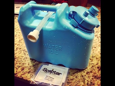 Scepter 10L Military Water Can w/ Dispensing Nozzle