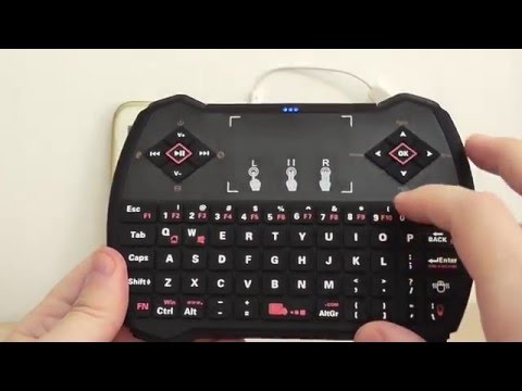 2.4GHz Mini Portable Wireless Keyboard with Touchpad Keyboard |  Zoweetek i28