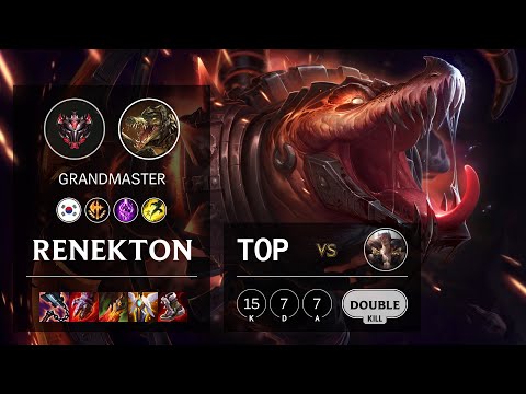 Renekton Top vs Sett - KR Grandmaster Patch 11.16