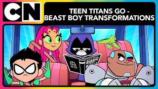 Teen Titans Go - Beast Boy Transformations - 10 | Teen Titans Go Cartoons | Cartoon Network India