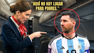 AUXILIAR DE VUELO HUMILLA A LEO MESSI SIN SABER QUE ÉL ES EL DUEÑO DEL AVIÓN…