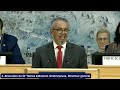 LIVE Dr Tedros Address To The WHA79 Delegates