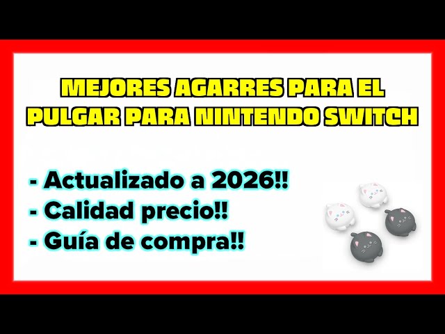 Vídeo relacionado con PlayVital 6 Piezas de Agarres para el Pulgar para Nintendo Switch 2 2025, Kawaii Tapas de Silicona para Joysticks de Joycon, Protector para Joystick, Accesorios para Switch 2 (Tema de Halloween)