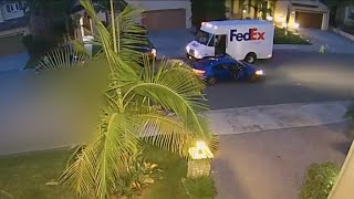 FedEx truck robbery caught on camera in Chula Vista